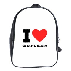 I Love Cranberry School Bag (large) by ilovewhateva