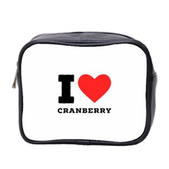 I Love Cranberry Mini Toiletries Bag (two Sides) by ilovewhateva