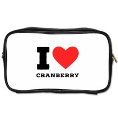 I Love Cranberry Toiletries Bag (one Side) by ilovewhateva