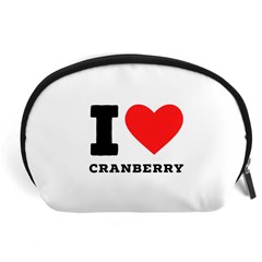 I Love Cranberry Accessory Pouch (large) by ilovewhateva