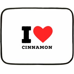 I Love Cinnamon  Two Sides Fleece Blanket (mini) by ilovewhateva