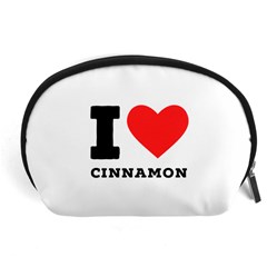 I Love Cinnamon  Accessory Pouch (large) by ilovewhateva