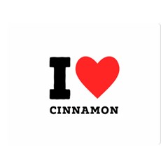 I Love Cinnamon  Premium Plush Fleece Blanket (large) by ilovewhateva