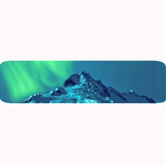 Aurora Borealis Sky Winter Snow Mountains Night Large Bar Mat by B30l