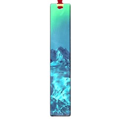 Aurora Borealis Sky Winter Snow Mountains Night Large Book Marks