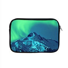 Aurora Borealis Sky Winter Snow Mountains Night Apple Macbook Pro 15  Zipper Case by B30l