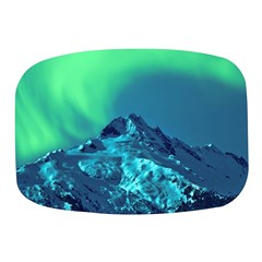 Aurora Borealis Sky Winter Snow Mountains Night Mini Square Pill Box by B30l