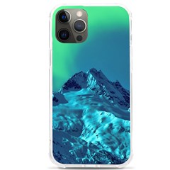 Aurora Borealis Sky Winter Snow Mountains Night Iphone 12 Pro Max Tpu Uv Print Case by B30l