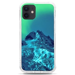 Aurora Borealis Sky Winter Snow Mountains Night Iphone 12 Mini Tpu Uv Print Case	 by B30l