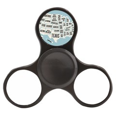 Black White Usa Map States Finger Spinner by B30l