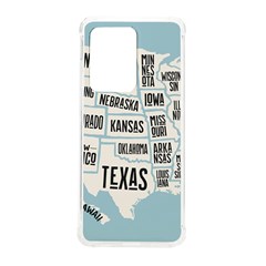 Black White Usa Map States Samsung Galaxy S20 Ultra 6 9 Inch Tpu Uv Case