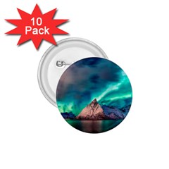 Amazing Aurora Borealis Colors 1 75  Buttons (10 Pack) by B30l