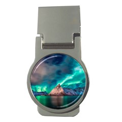 Amazing Aurora Borealis Colors Money Clips (round)  by B30l