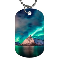 Amazing Aurora Borealis Colors Dog Tag (two Sides)