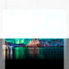 Amazing Aurora Borealis Colors Rectangular Jigsaw Puzzl by B30l