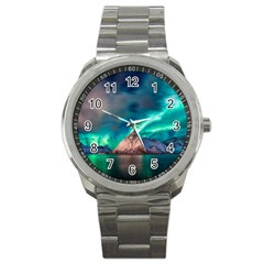 Amazing Aurora Borealis Colors Sport Metal Watch by B30l