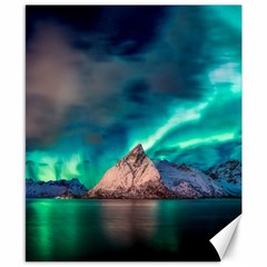 Amazing Aurora Borealis Colors Canvas 8  X 10  by B30l