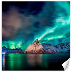 Amazing Aurora Borealis Colors Canvas 16  X 16  by B30l