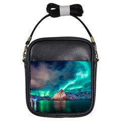 Amazing Aurora Borealis Colors Girls Sling Bag