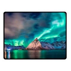 Amazing Aurora Borealis Colors Fleece Blanket (small)