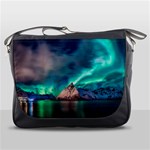 Amazing Aurora Borealis Colors Messenger Bag Front