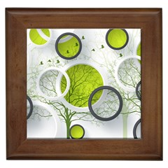 Circles Still Life Framed Tile