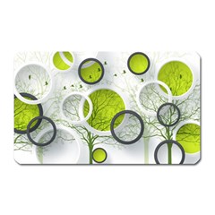 Circles Still Life Magnet (rectangular) by B30l