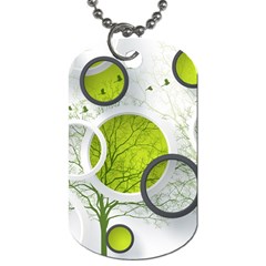 Circles Still Life Dog Tag (one Side) by B30l