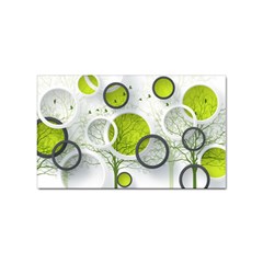 Circles Still Life Sticker Rectangular (10 Pack)