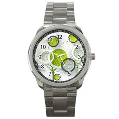 Circles Still Life Sport Metal Watch by B30l