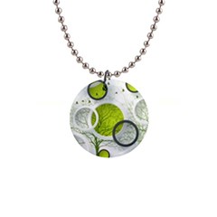 Circles Still Life 1  Button Necklace by B30l