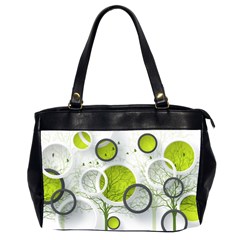 Circles Still Life Oversize Office Handbag (2 Sides) by B30l