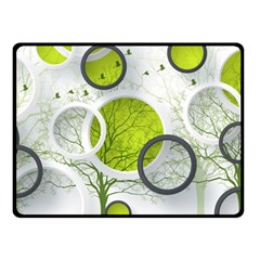 Circles Still Life Fleece Blanket (small) by B30l