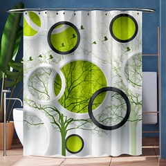 Circles Still Life Shower Curtain 60  X 72  (medium)  by B30l