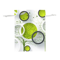 Circles Still Life Lightweight Drawstring Pouch (l) by B30l