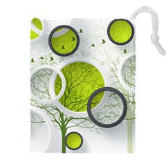 Circles Still Life Drawstring Pouch (4xl) by B30l