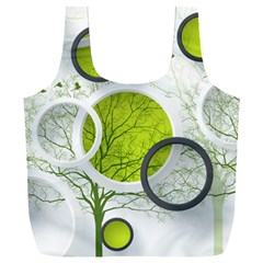 Circles Still Life Full Print Recycle Bag (xxl) by B30l