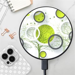 Circles Still Life Wireless Fast Charger(black) by B30l