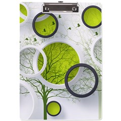 Circles Still Life A4 Acrylic Clipboard by B30l