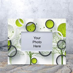 Circles Still Life White Tabletop Photo Frame 4 x6  by B30l