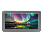 Aurora Borealis Polar Northern Lights Natural Phenomenon North Night Mountains Memory Card Reader (Mini) Front