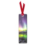 Aurora Borealis Polar Northern Lights Natural Phenomenon North Night Mountains Small Book Marks Front