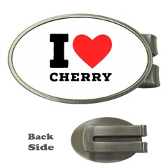 I Love Cherry Money Clips (oval)  by ilovewhateva