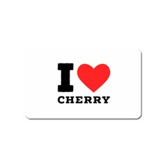 I Love Cherry Magnet (name Card)