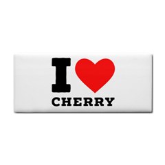 I Love Cherry Hand Towel by ilovewhateva