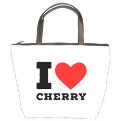 I Love Cherry Bucket Bag by ilovewhateva