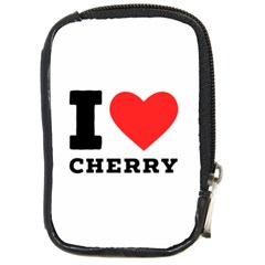 I Love Cherry Compact Camera Leather Case by ilovewhateva