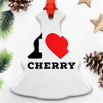 I love cherry Christmas Tree Ornament (Two Sides) Front