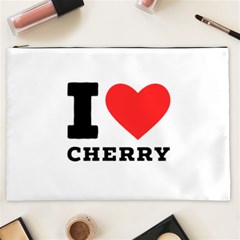 I Love Cherry Cosmetic Bag (xxl) by ilovewhateva