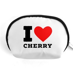 I Love Cherry Accessory Pouch (medium) by ilovewhateva